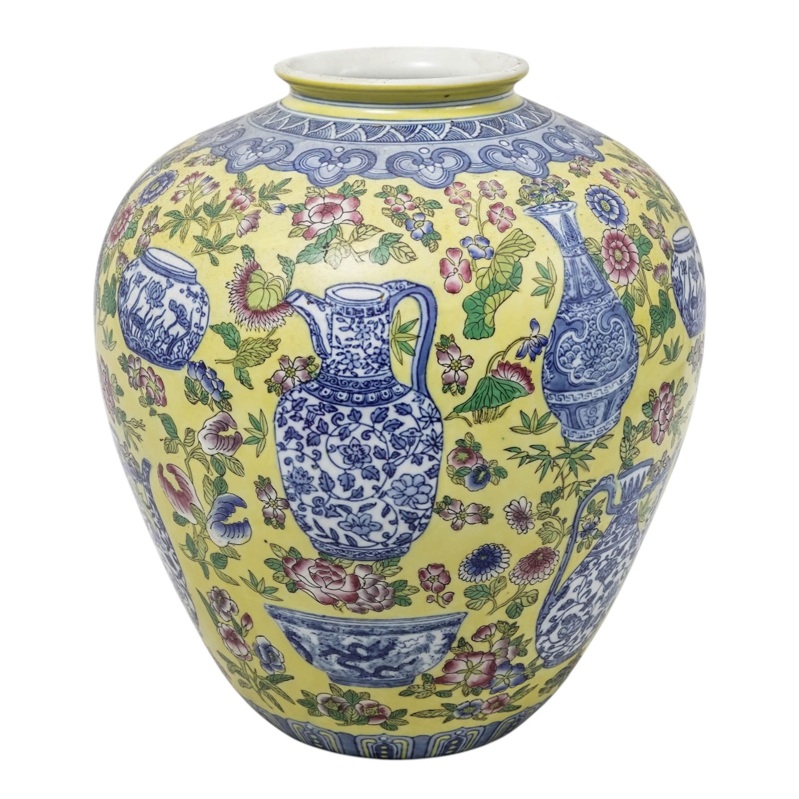 Andrea by Sadek Chinoiserie Porcelain Ginger Jar (1 of 7)
