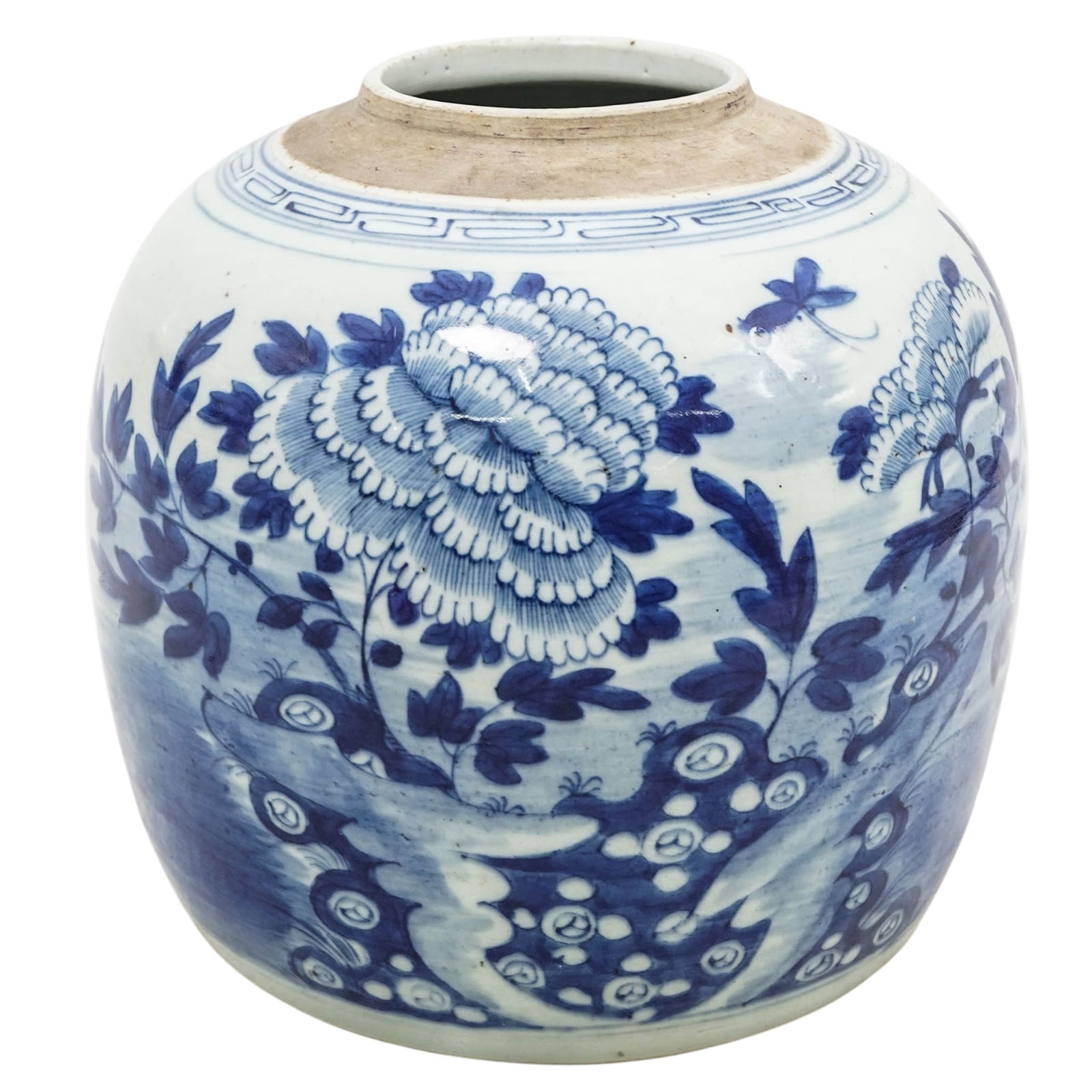 Qing Dynasty Chinese Porcelain Blue & White Ginger Jar (1 of 6)