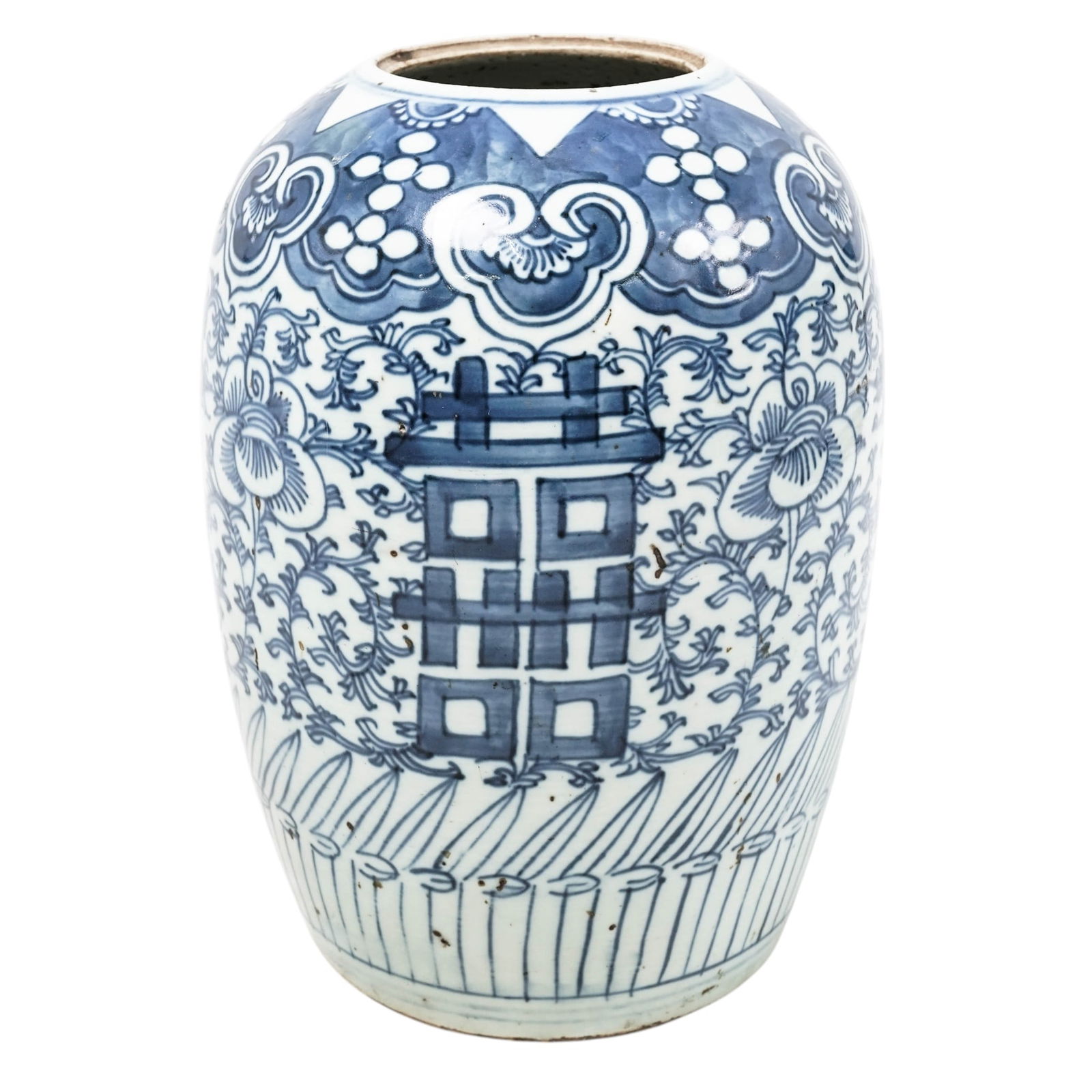 Chinese Blue & White Porcelain Ginger Jar (1 of 7)