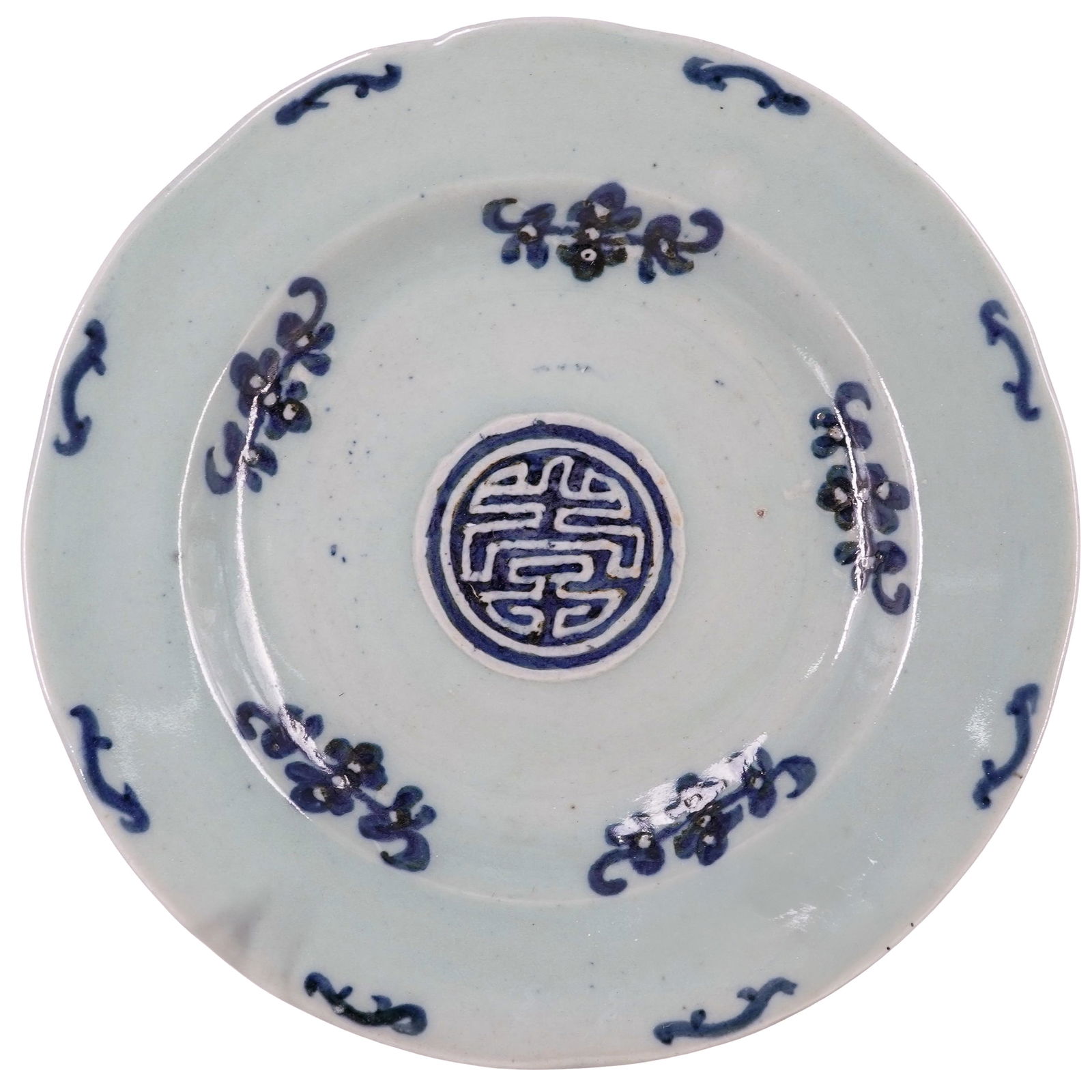 Chinese Qing Dynasty Celadon Glazed Porcelain Dish (1 of 5)