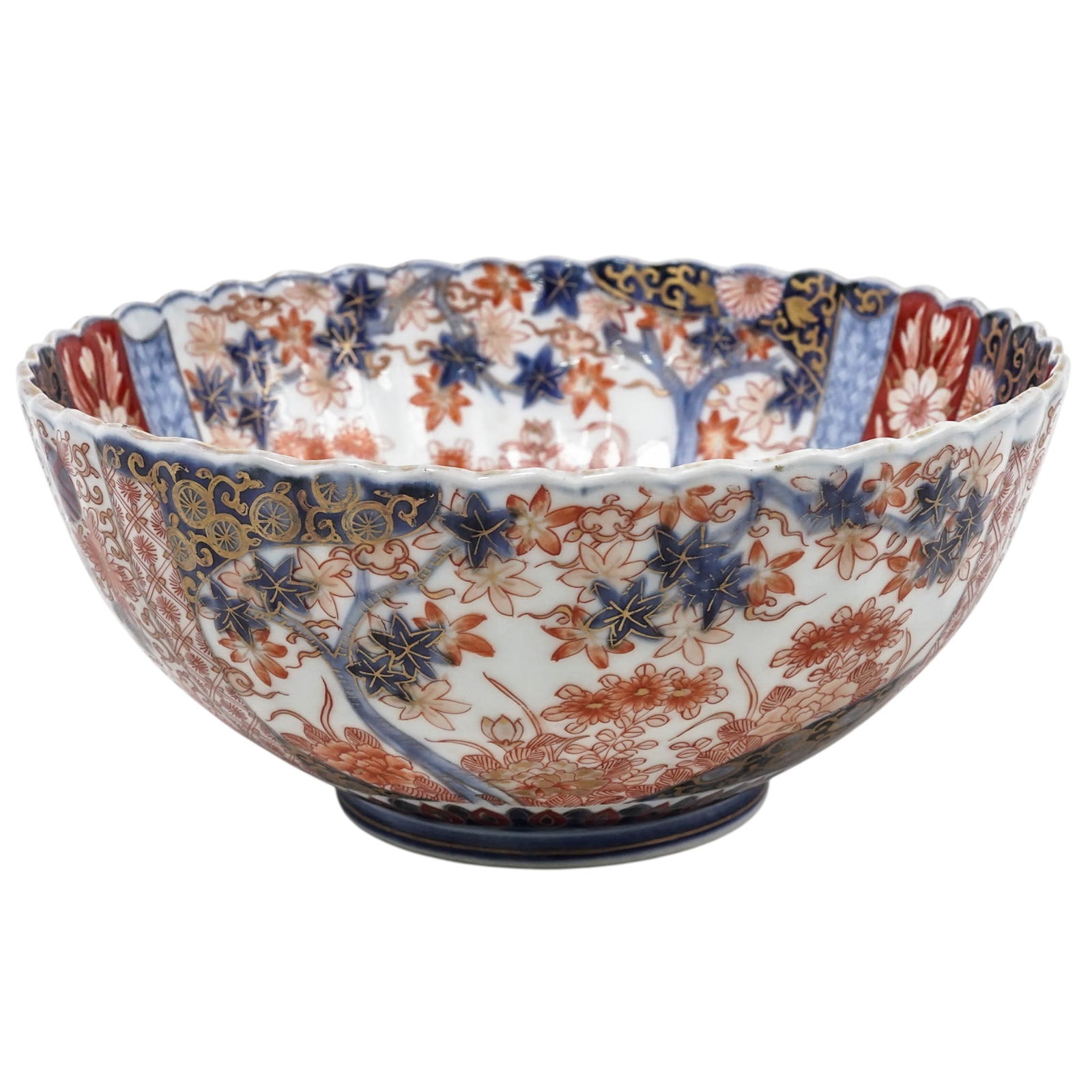 Japanese Imari Porcelain Centerpiece Bowl (1 of 6)
