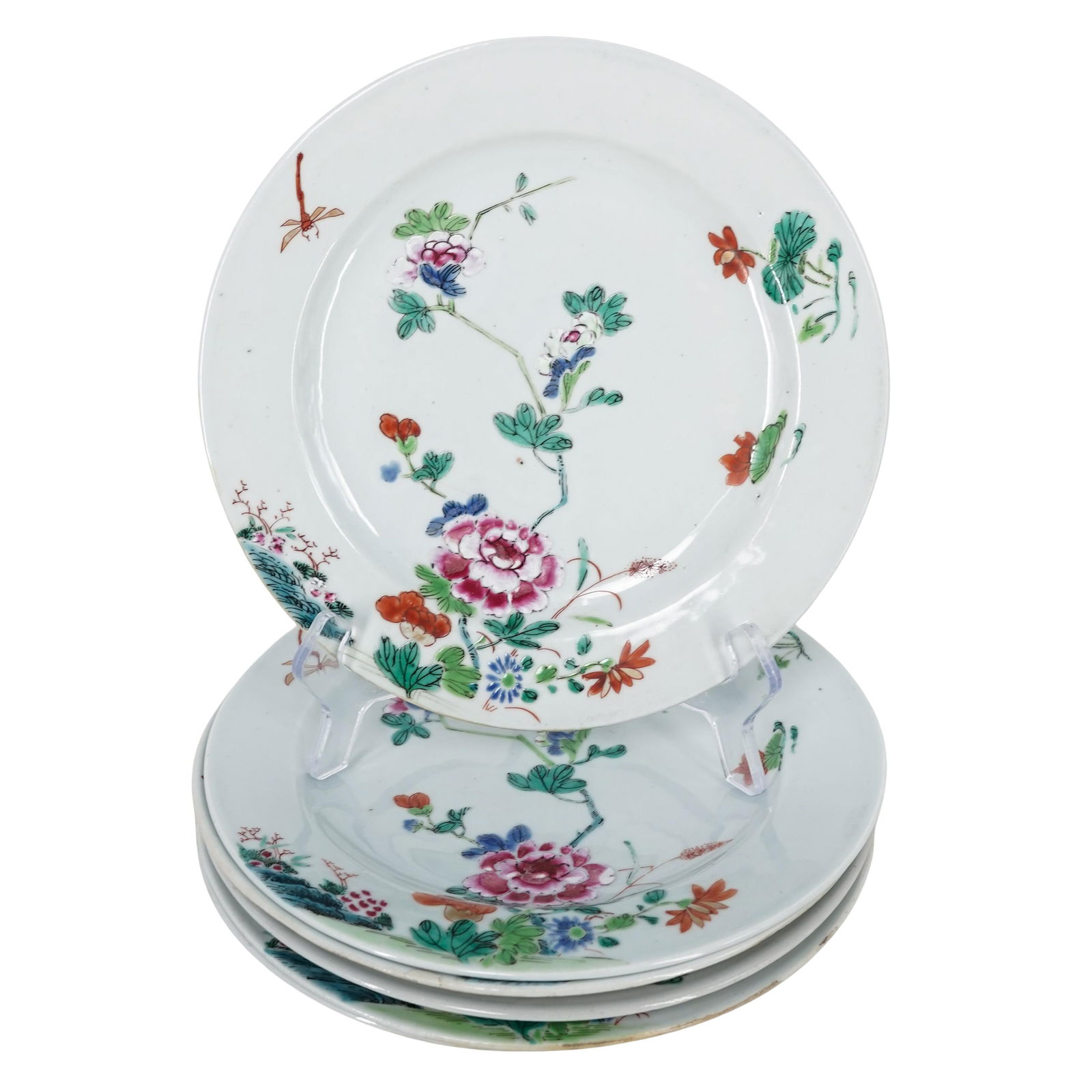 (6 pcs) Chinese Famille Porcelain Plates (1 of 3)