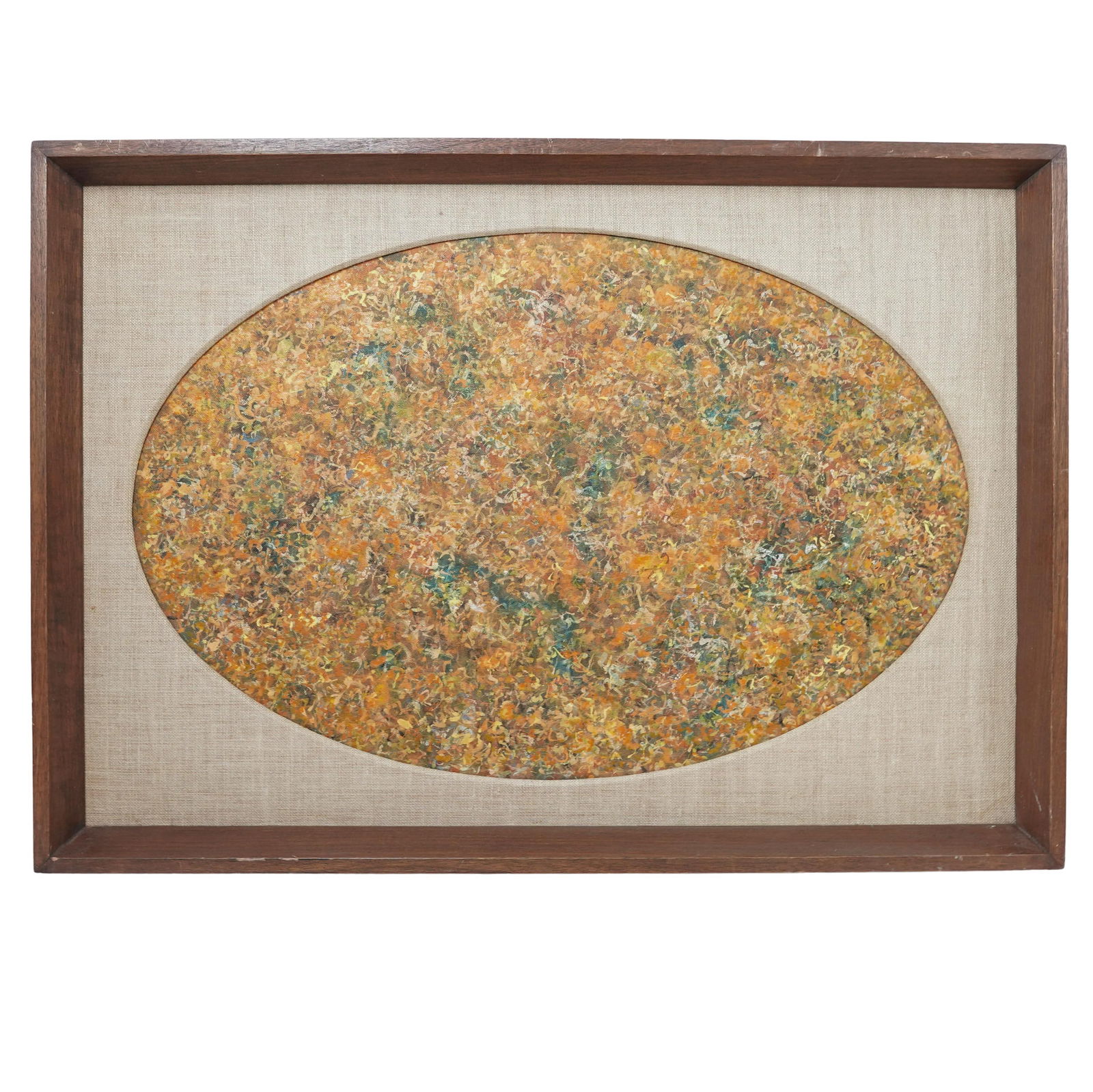 Dominick Turturro (American b.1936-2002) 'Inner Garden' Oil On Canvas: Dominick Turturro (American b.1936-2002) 'Inner Garden' Oil On Canvas20th Cent., AmericanDomenick Turturro (American, 1936–2002) was an artist known for 'gestural abstractions that draw comparisons