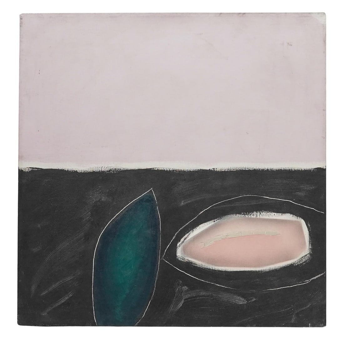 Edith Newhall (American B. 1951)"The Touch Of Your Lips Upon my Face" Acrylic On Canvas: Edith Newhall (American B. 1951 )"The Touch Of Your Lips Upon my Face" Acrylic On Canvas 1980. American The Touch of Your Lips Upon My Face" is an original abstract painting by the prominent