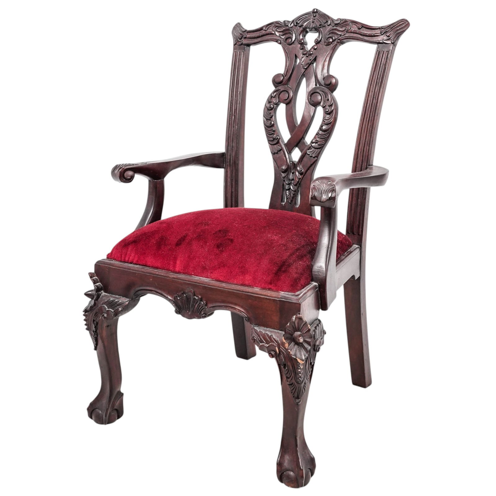 Miniature "Salesman's Sample" Chippendale Style Chair (1 of 7)