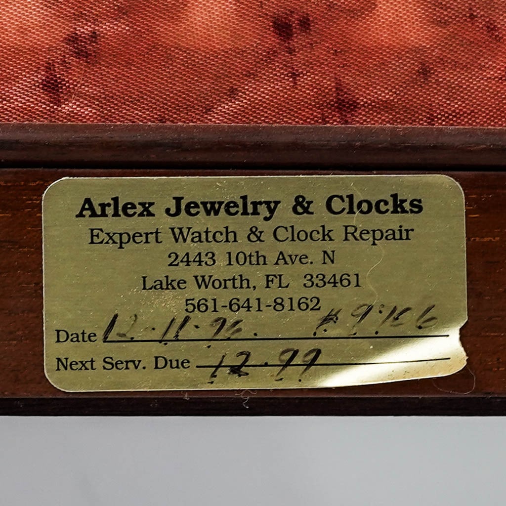 Antique Shreve Crump & Low Co. Wooden Bracket Clock - 11