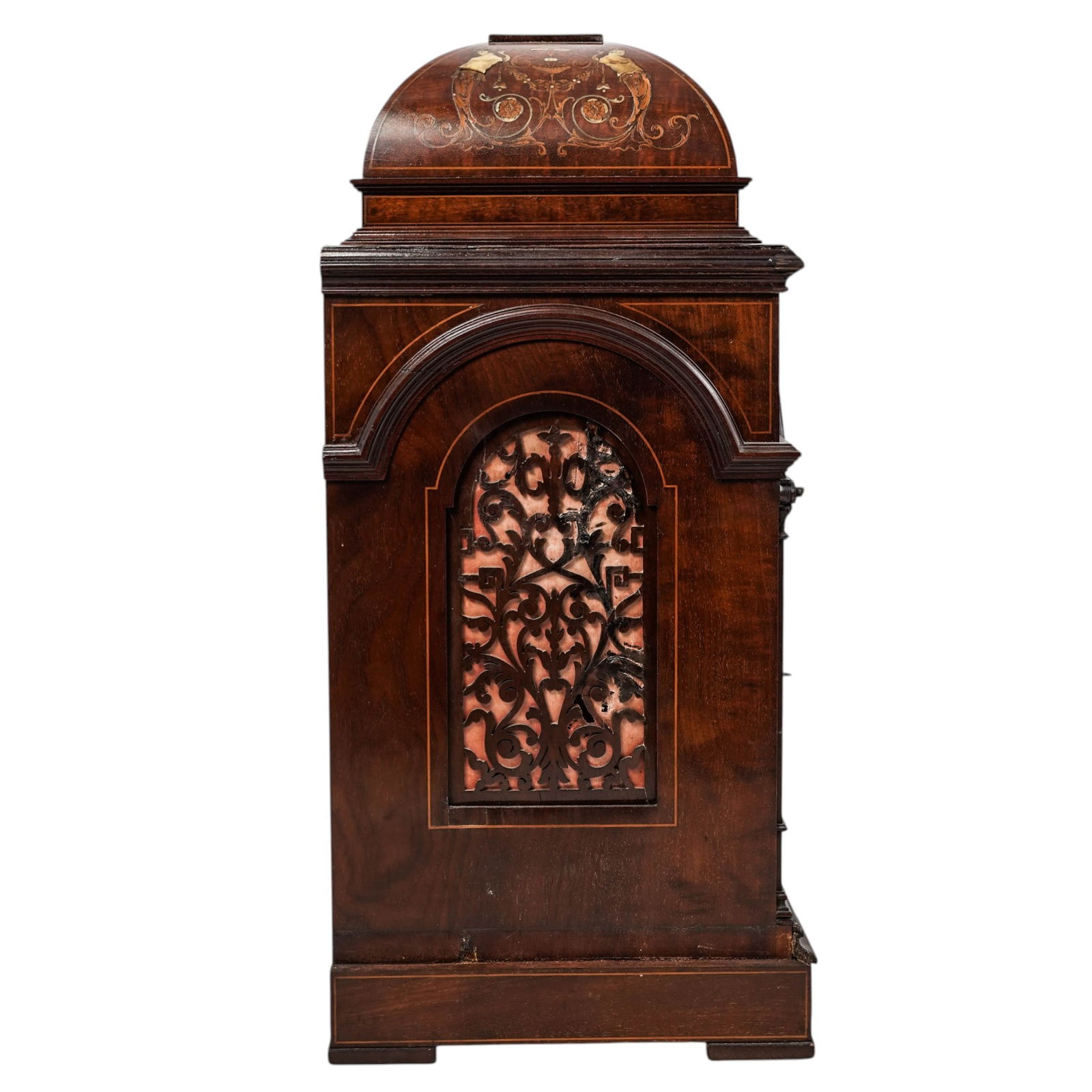 Antique Shreve Crump & Low Co. Wooden Bracket Clock - 8