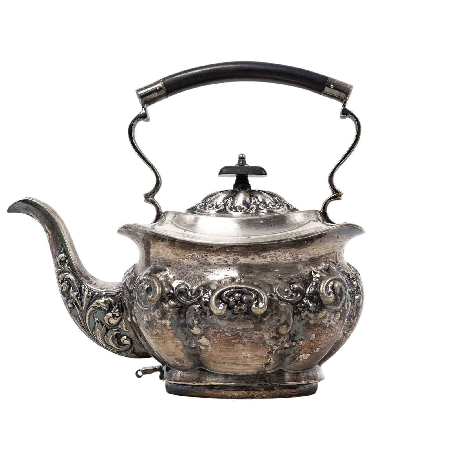 Antique William Adams "Winchester" Silverplate Tea Kettle (1 of 7)