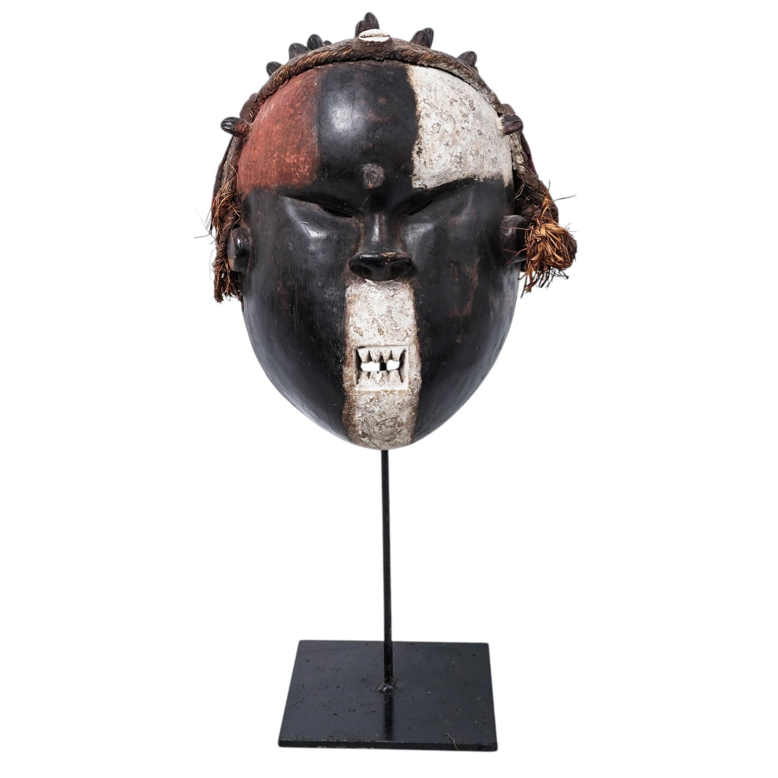 African D.R. Congo Salampasu Warrior Mask (1 of 7)