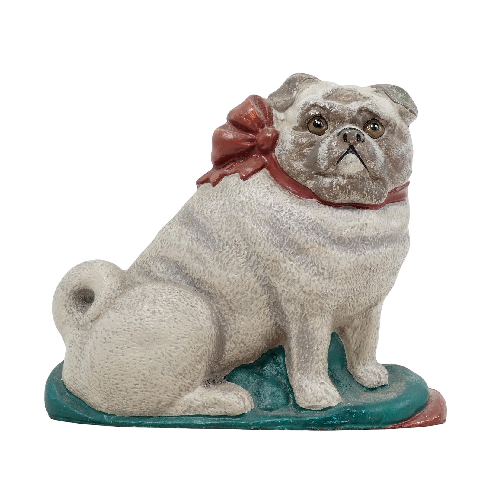 Vintage Department 56 Cast Iron Pug Dog Doorstop (1 of 5)