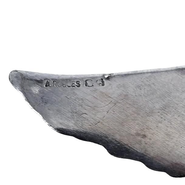 Vintage Solid Silver Angel Pendant - 3