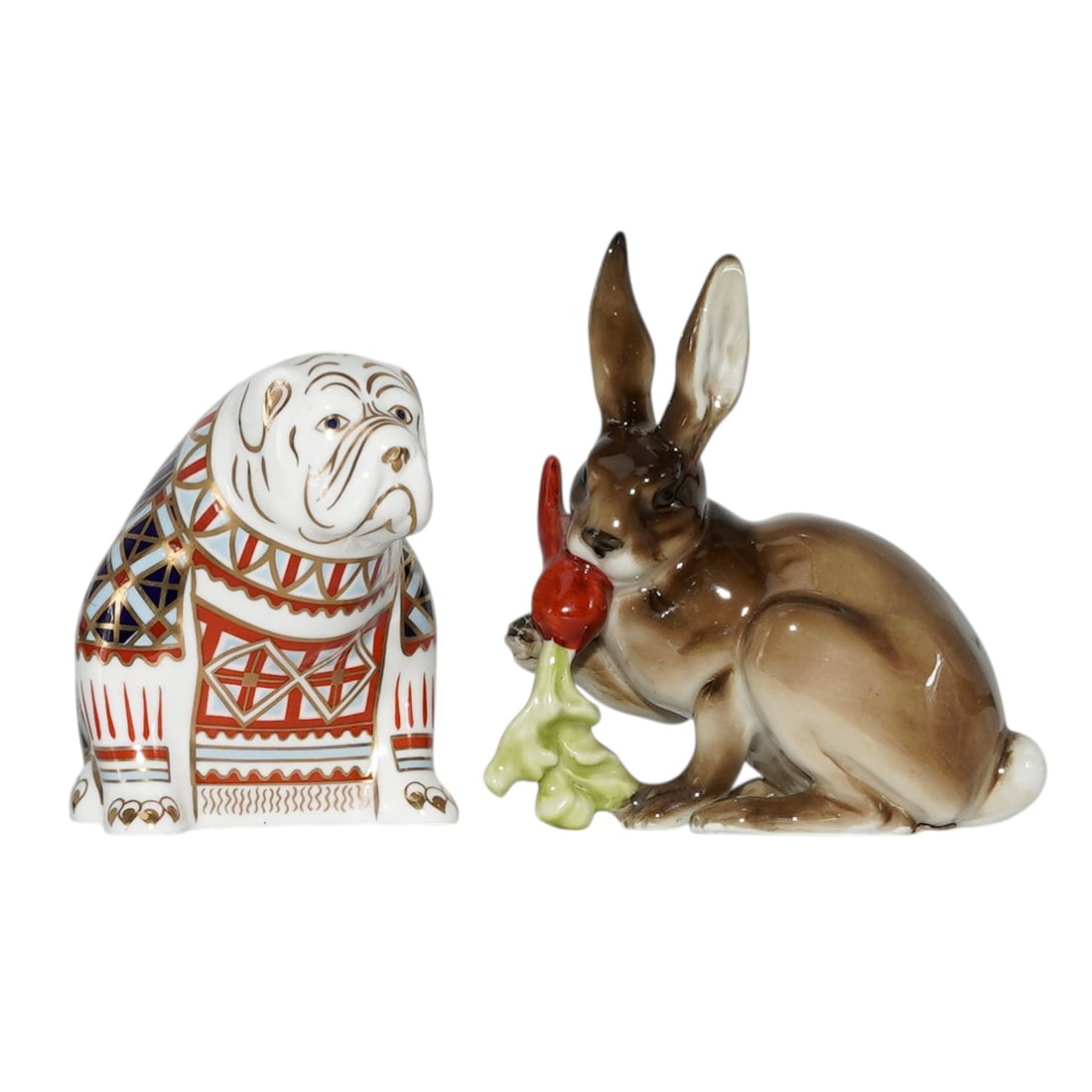 (2 Pc) Royal Crown Derby & Hutschenreuther Porcelain Figurines (1 of 14)