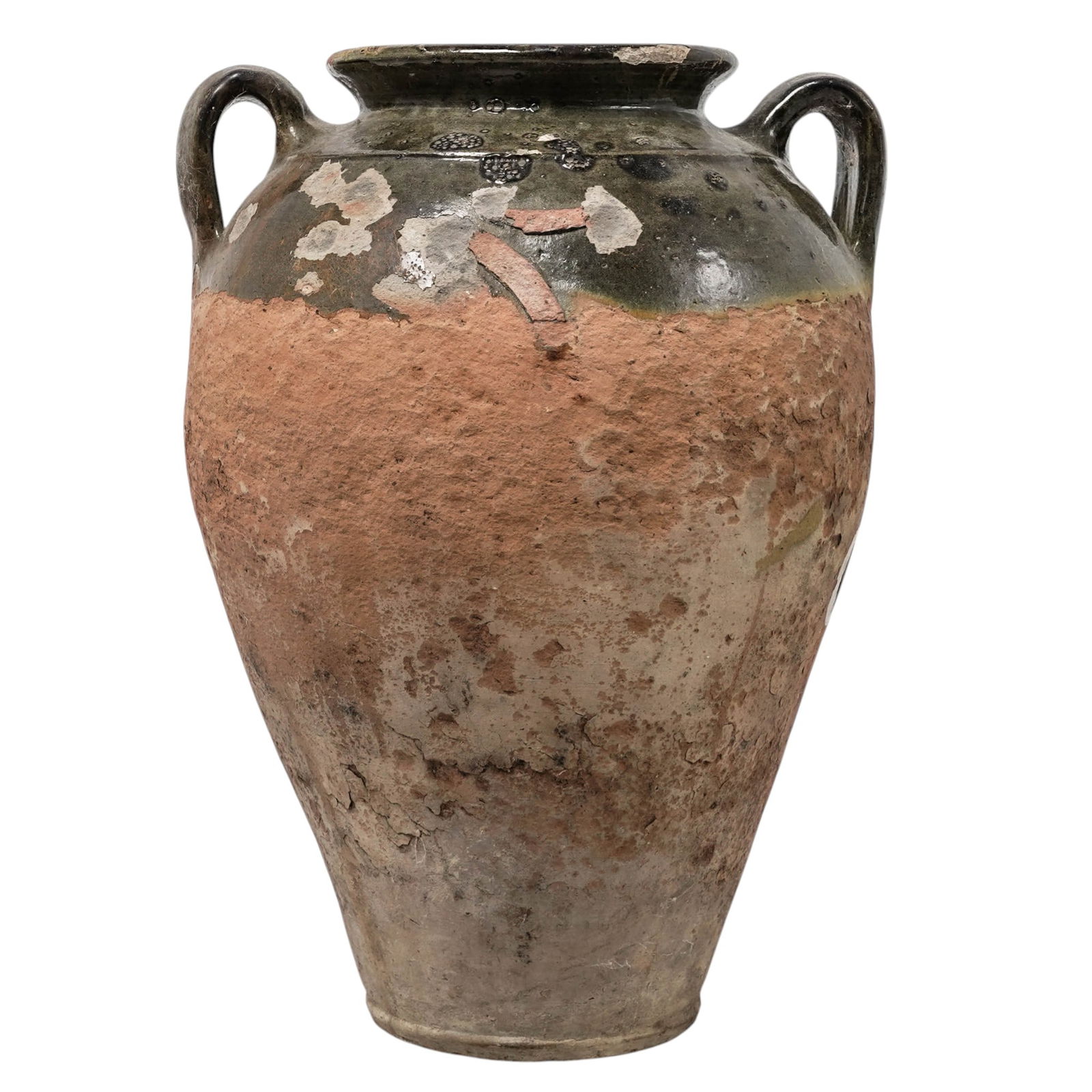 Antique Turkish Terracotta Handled Amphora Vase (1 of 8)