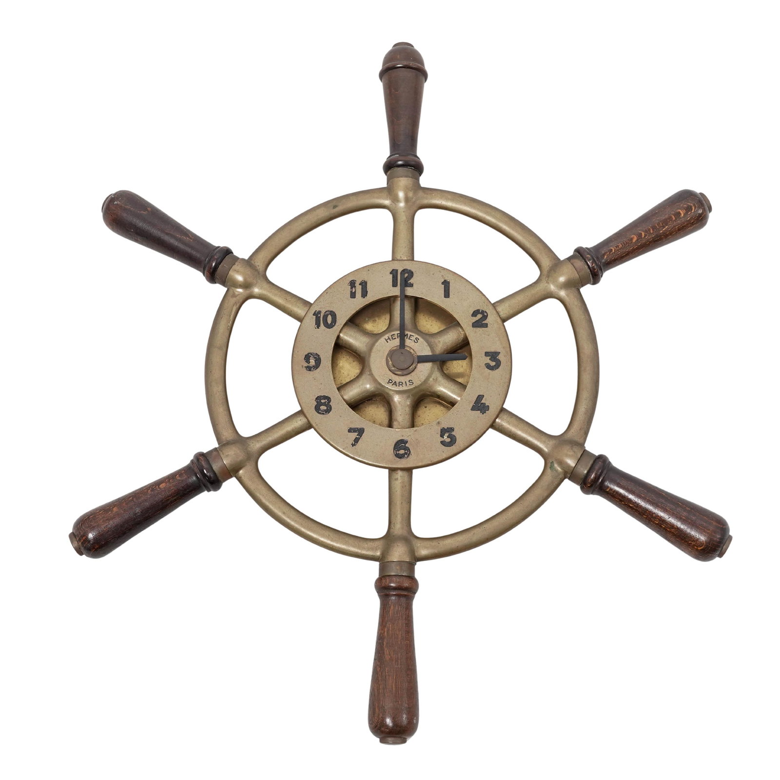 Hermes Paris "Gouvernail" Ship’s Wheel Wall Clock (1 of 5)