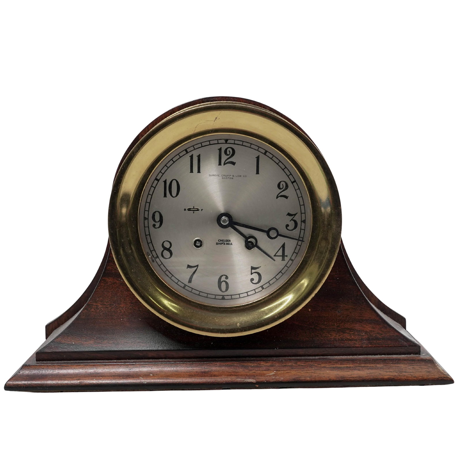 Vintage Chelsea Ship's Bell Brass Nautical Clock (1 of 4)