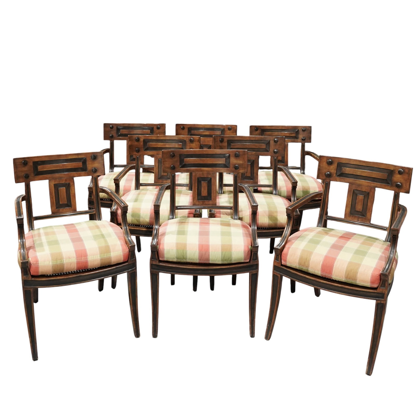 (8 pcs) Michael Taylor "Klismos" Dining Chairs (1 of 8)