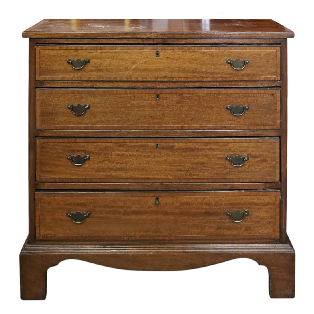 Antique American Maple Wood Chest of Drawers (1 of 8)