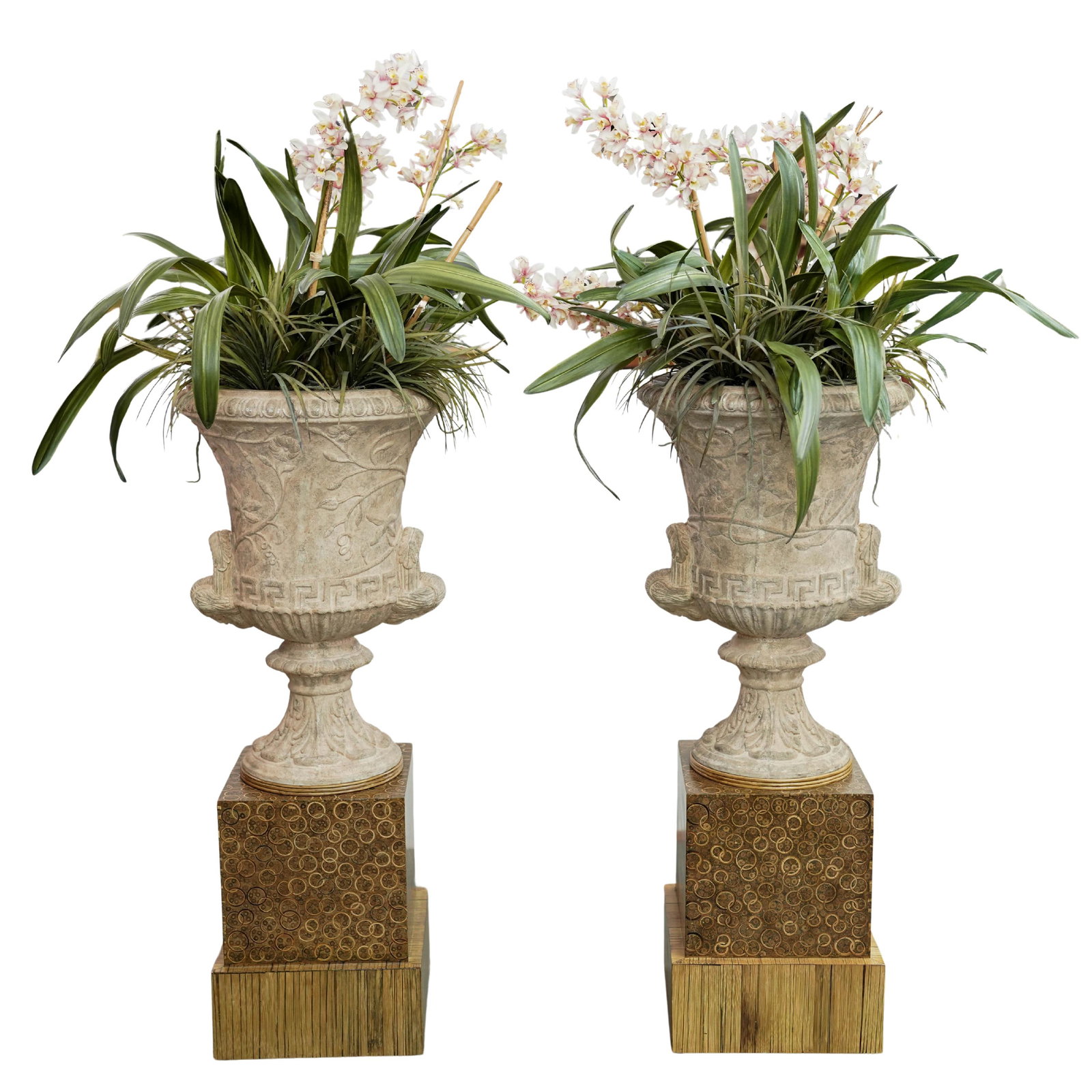 Pair of Maitland Smith Neoclassical Style Planters (1 of 7)