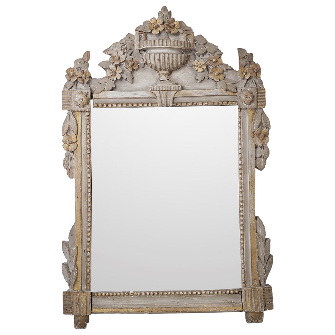 19th Cent. Venetian Carved Floral Mirror (1 of 4)