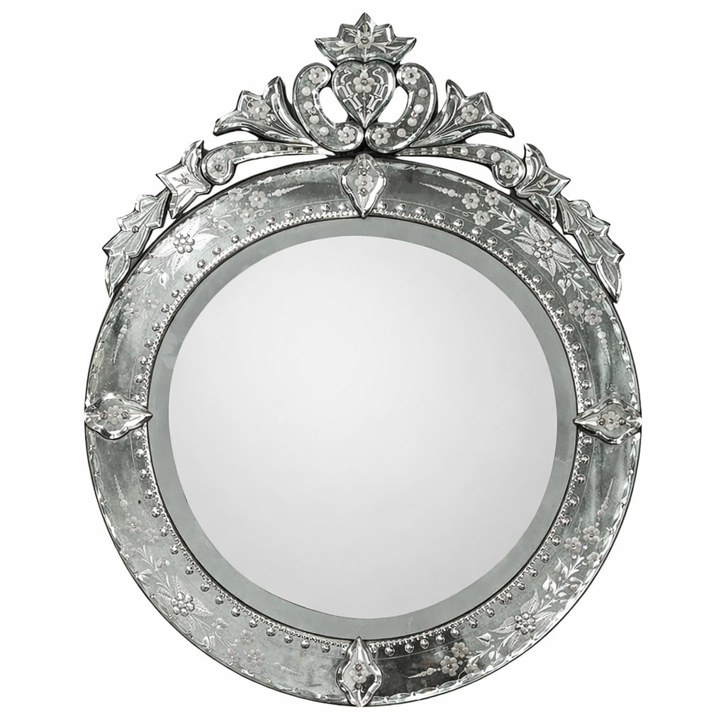 Vintage Venetian Round Mirror (1 of 5)