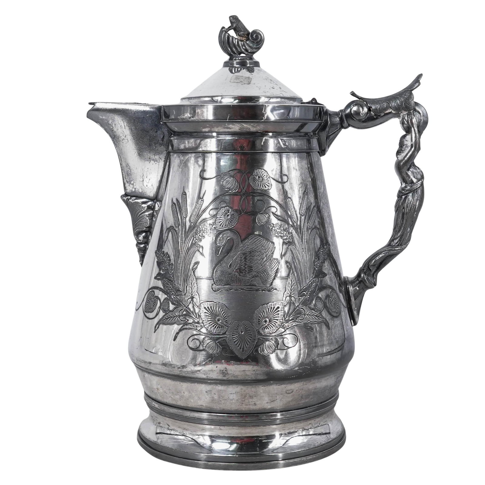 Wilcox Silver Co. Victorian Plate Large Pitcher (1 of 7)