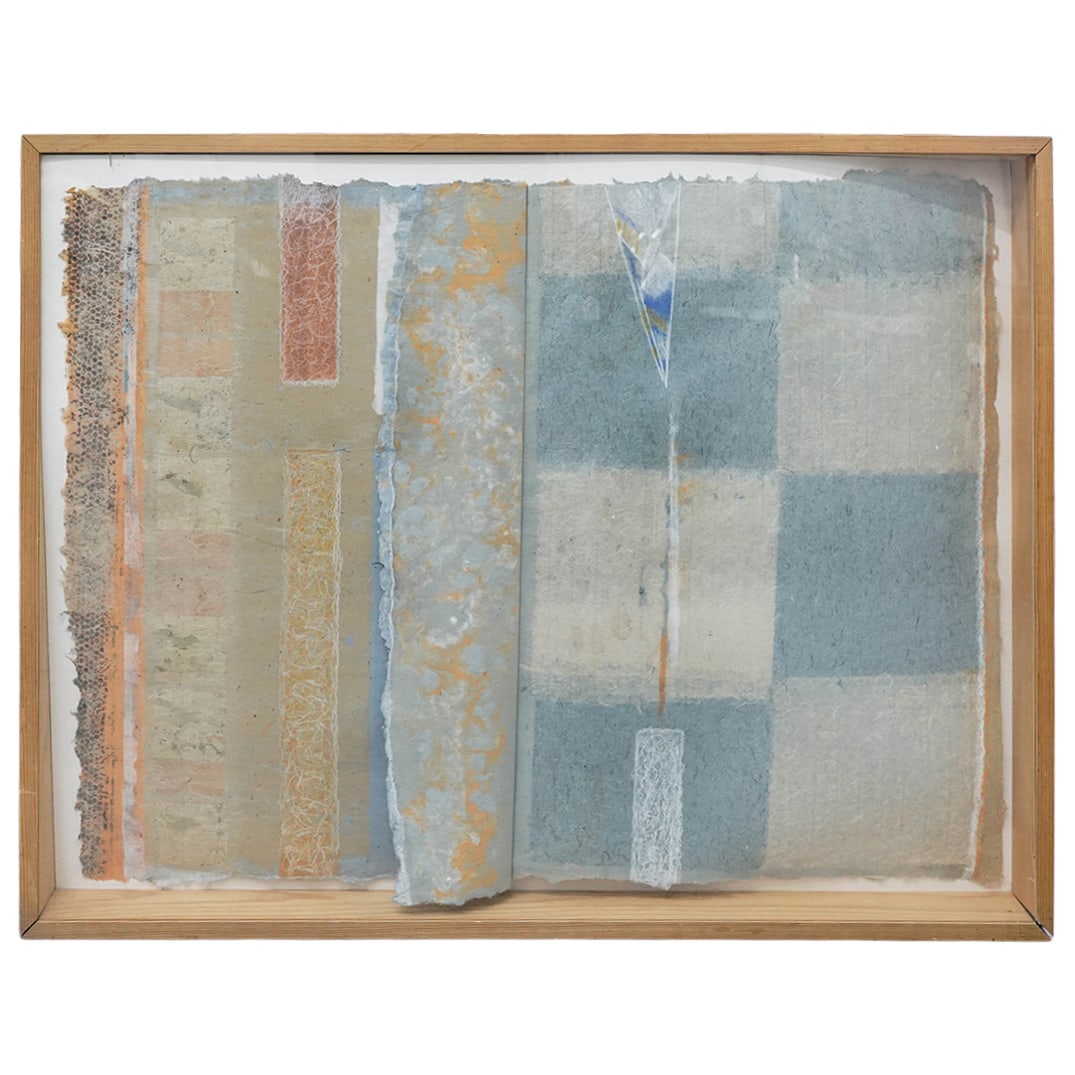 Helen Frederick (American, b.1945) Handmade Paper & Mixed Media "Tablet III" (1 of 7)