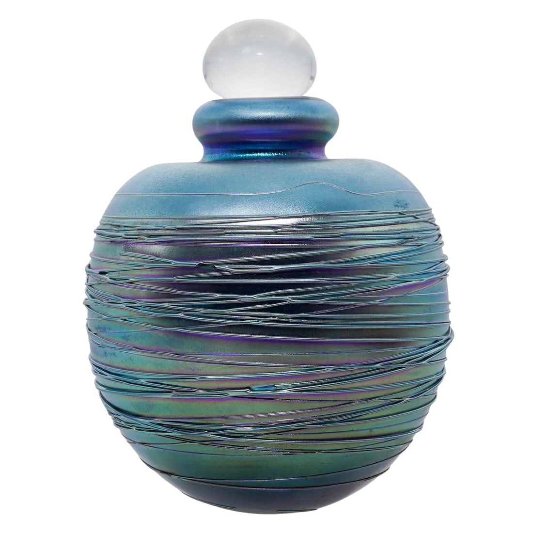 Robert Eickholt (American, b. 1947) Art Glass Perfume Bottle (1 of 6)