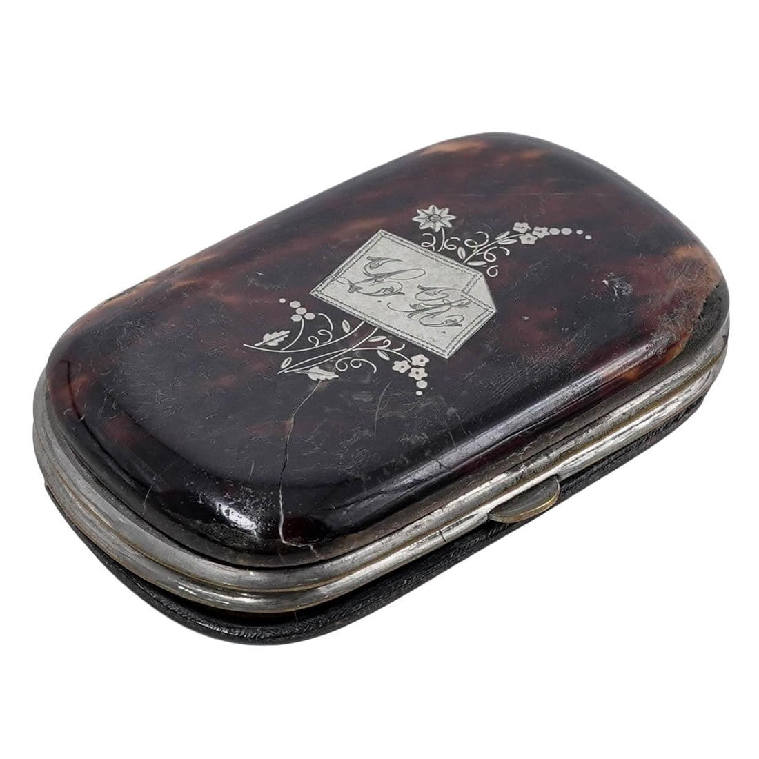 Victorian Tortoise Hued Coin Purse (1 of 6)