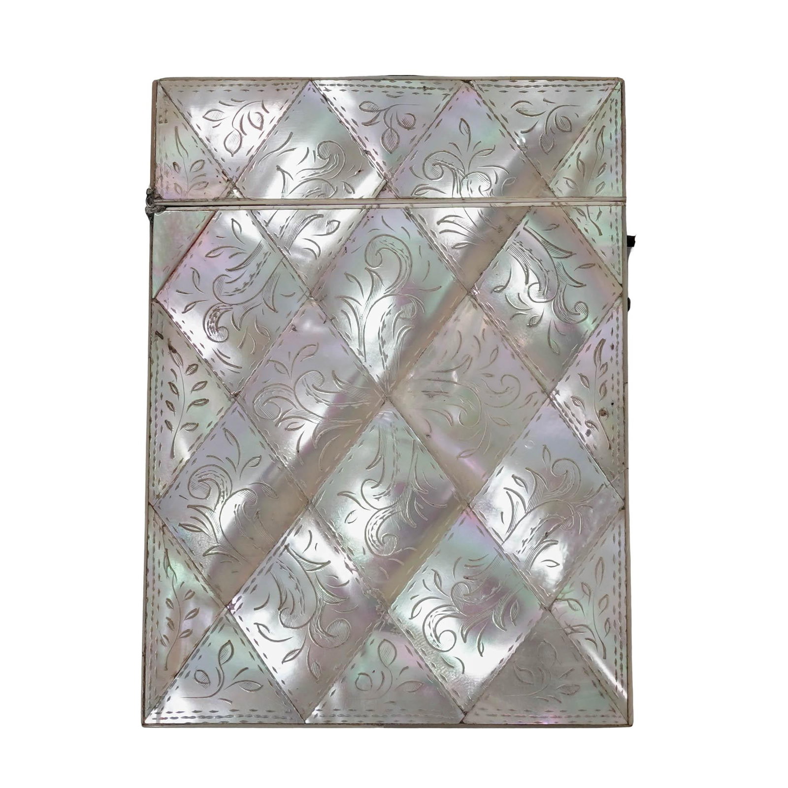Victorian Mother Of Pearl Calling Card Case (1 of 3)