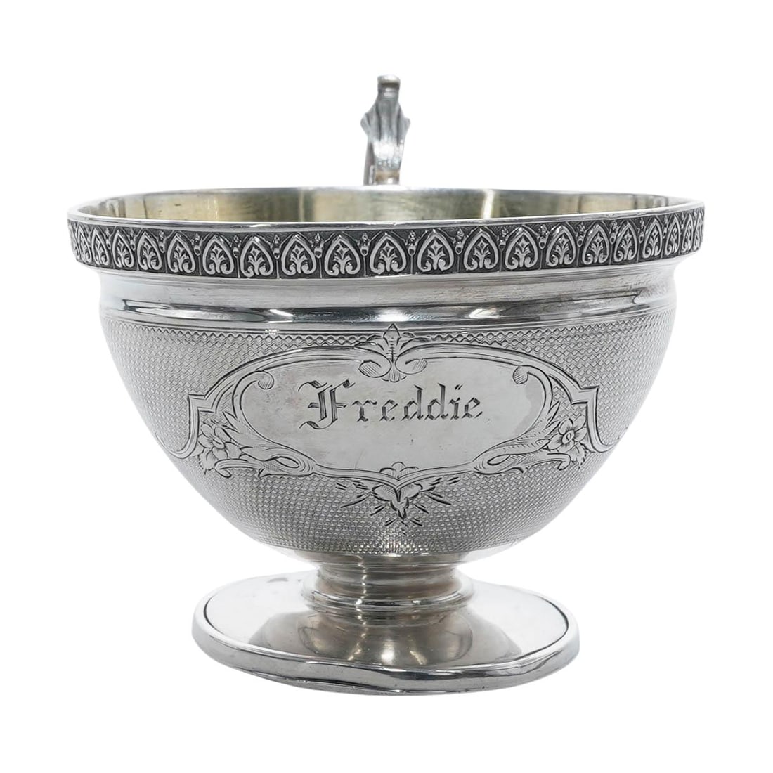 Antique Wood & Hughes Coin Silver Medallion Cup (1 of 7)