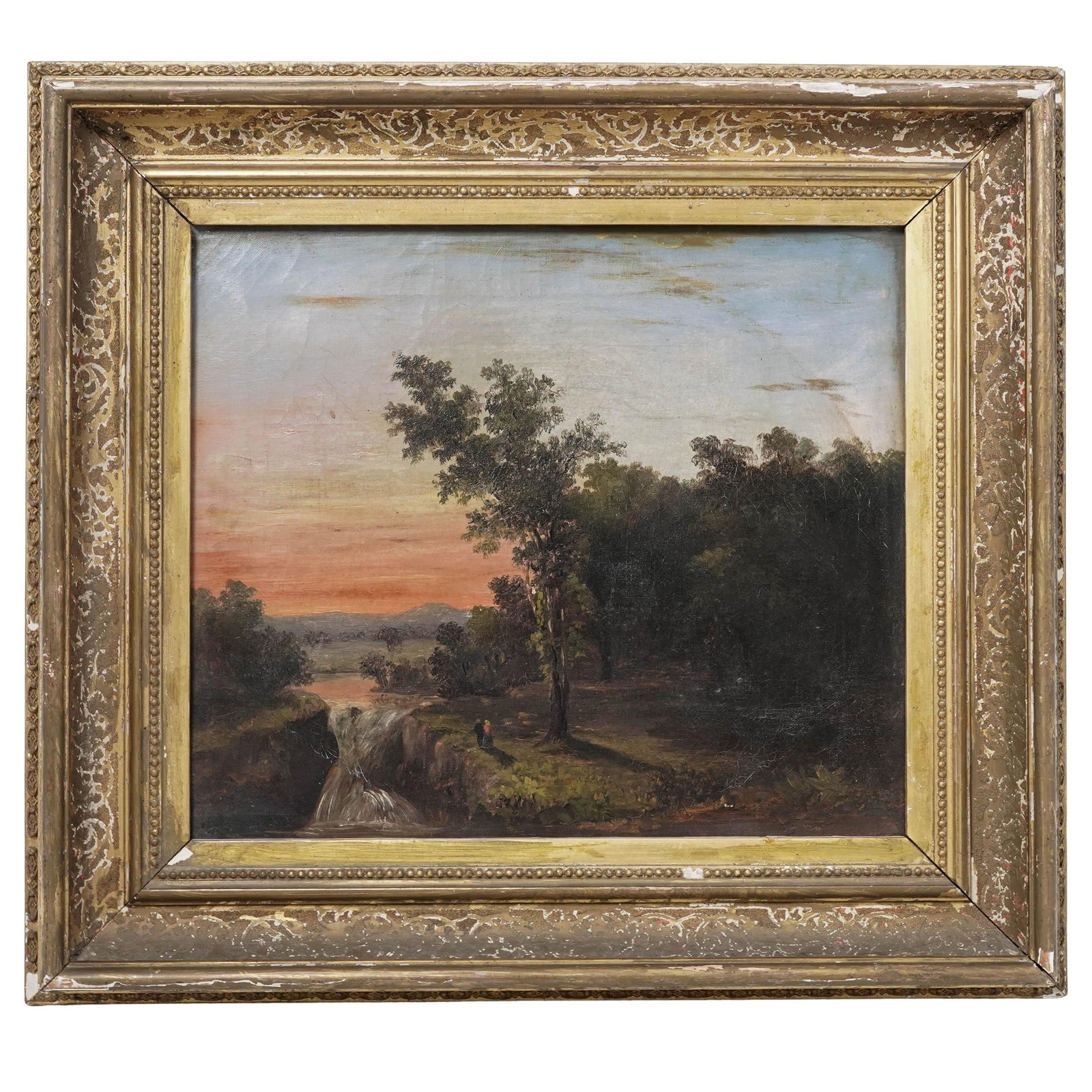 Antique Landscape Oil Painting (1 of 3)