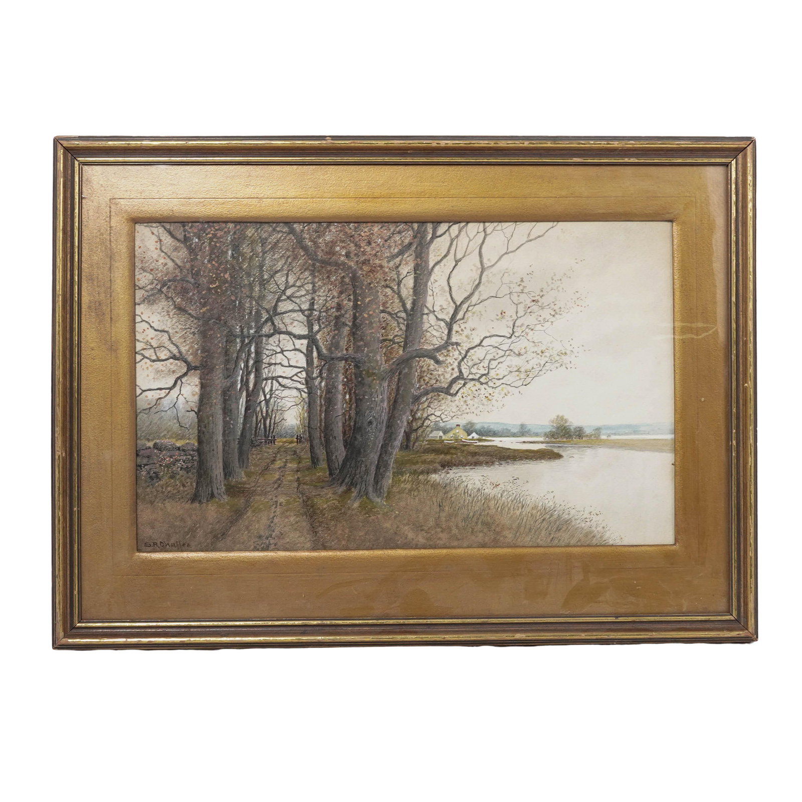 Samuel R. Chaffee (American, 1850-1913) Watercolor On Paper Painting (1 of 5)