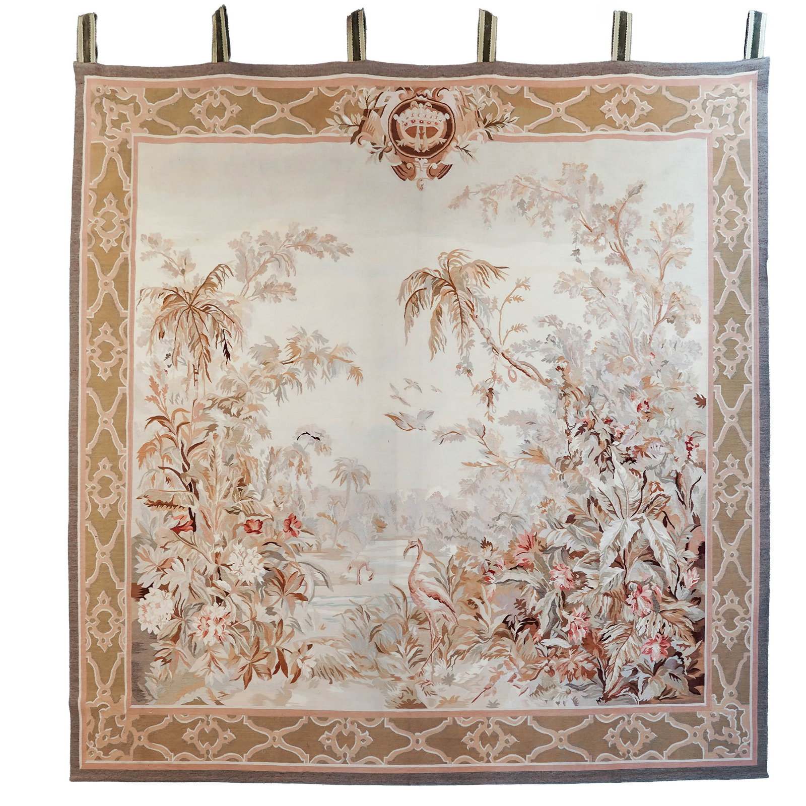 French Victorian Style Aubusson Tapestry (1 of 7)