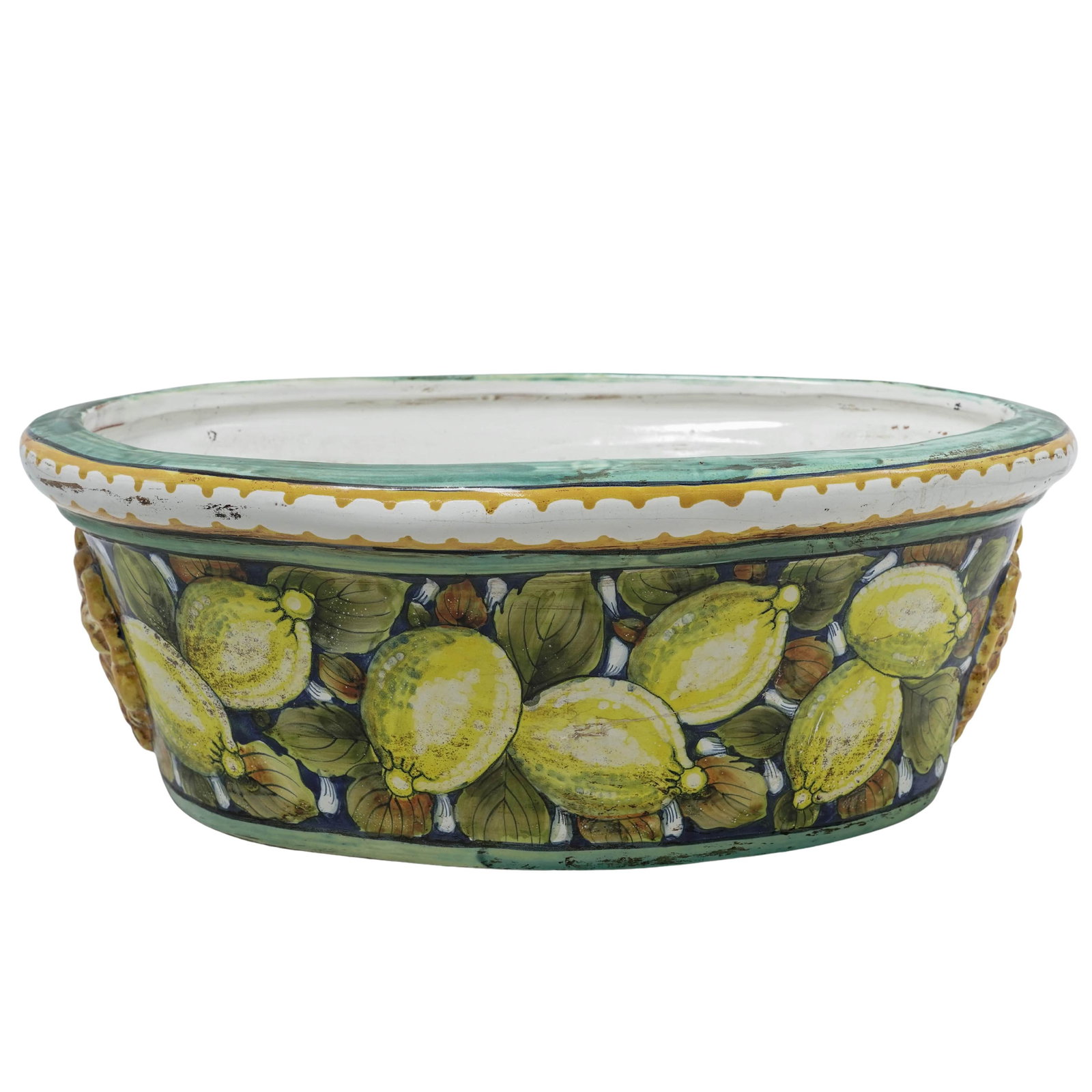 Italian Majolica Centerpiece Planter (1 of 7)