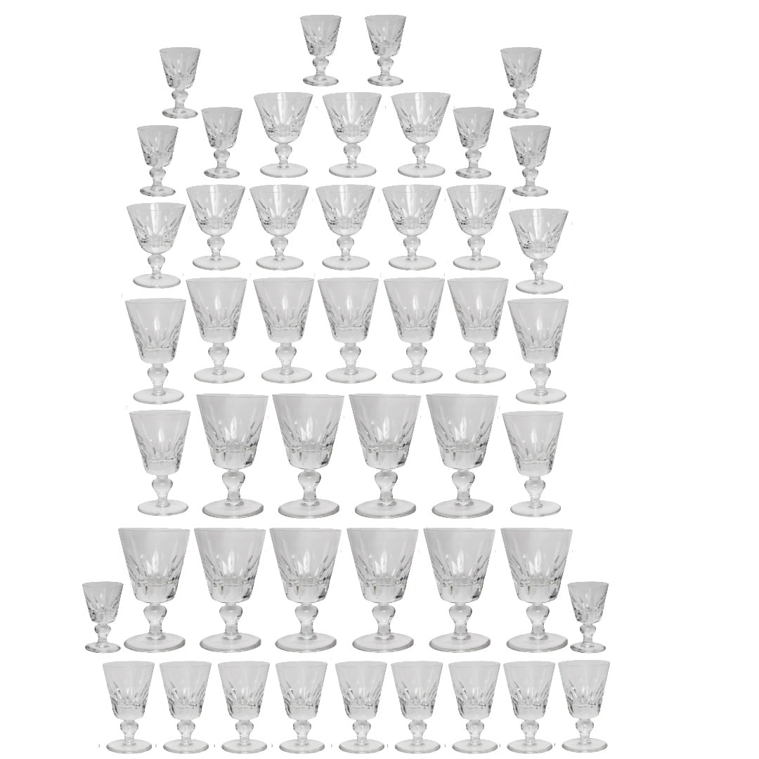 (48pc) Saint Louis "Jersey" Crystal Glasses (1 of 9)