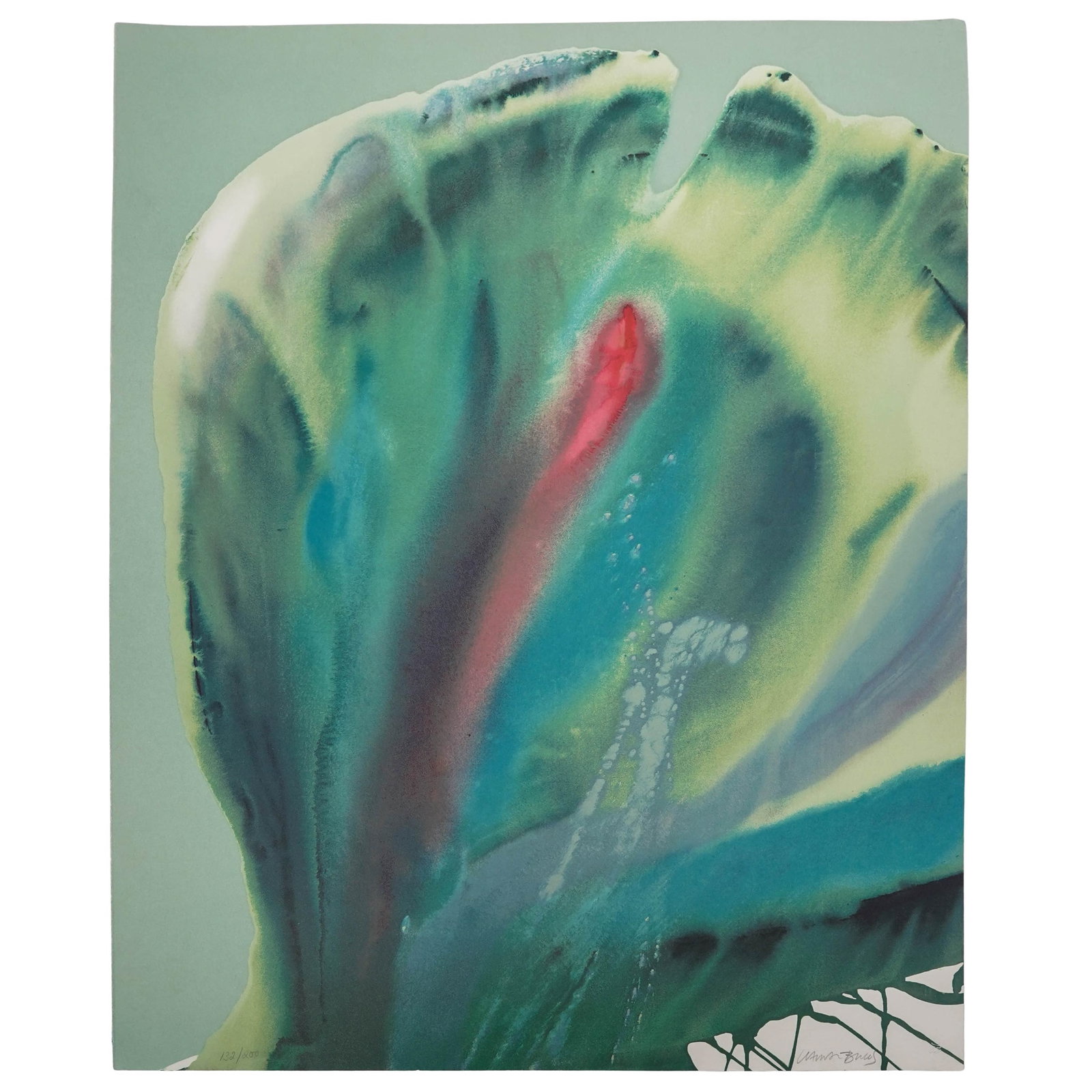 Lamar Briggs (1935-2015) "Flower Coasas II" LE Lithograph (1 of 3)