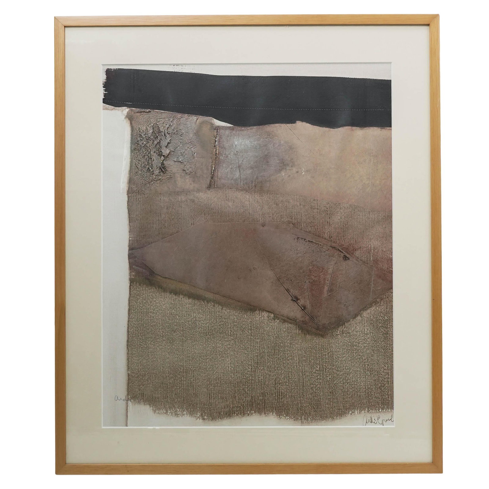 Andre Eysackers (Dutch-Canadian, b.1928) Abstract Mixed Media on Paper (1 of 5)