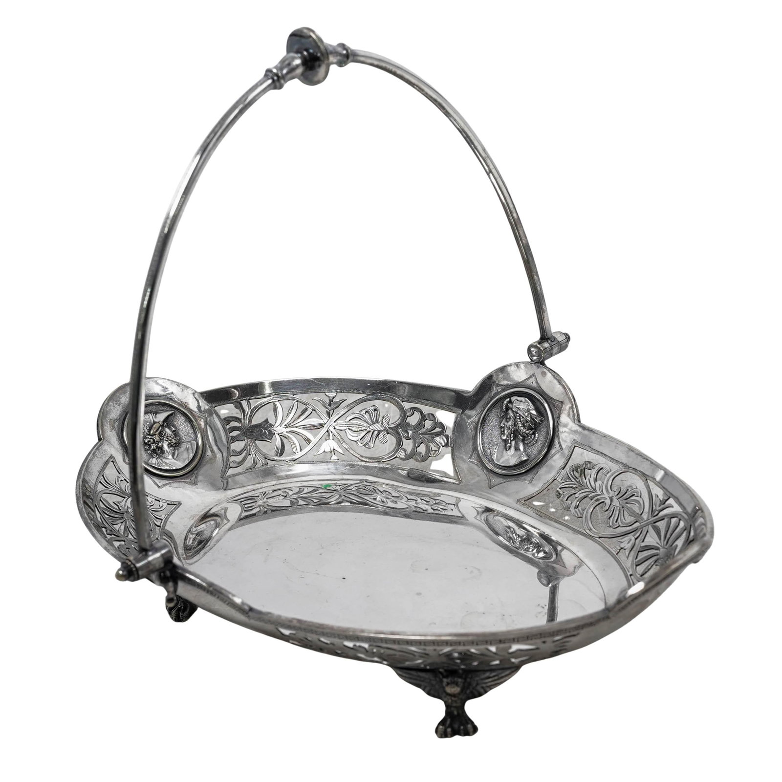 Antique Gorham Silver Plated "Bride's Basket" (1 of 5)