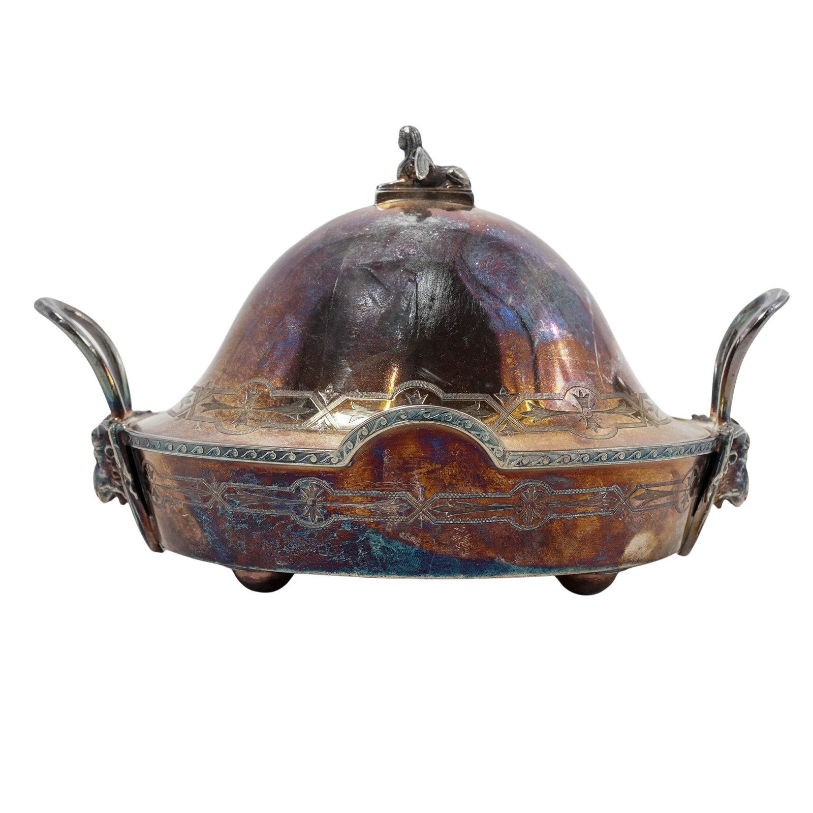 Gorham Victorian Silver Plated Dome Server (1 of 6)