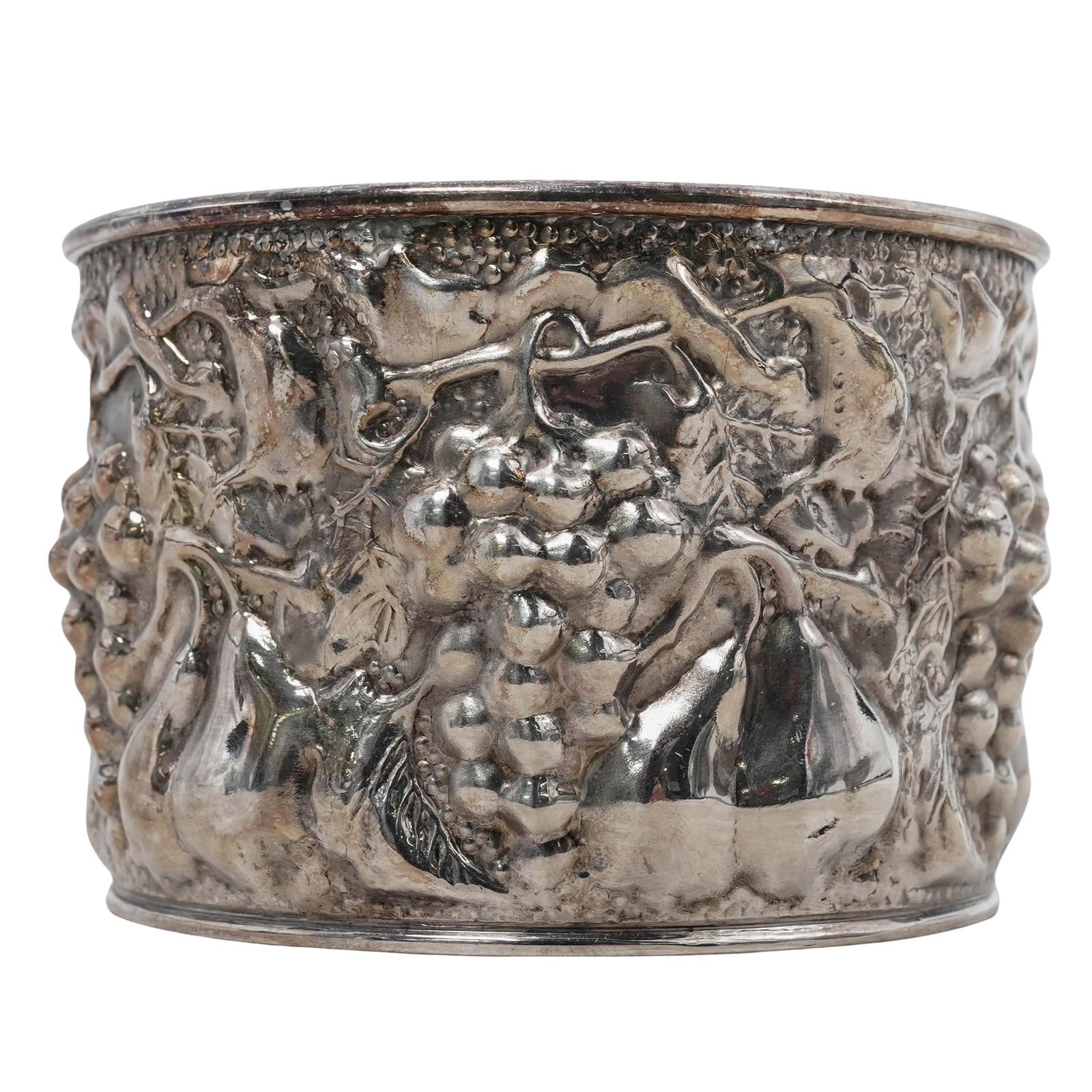 (3 pcs) Antique Silver Plated Table Objects - 5