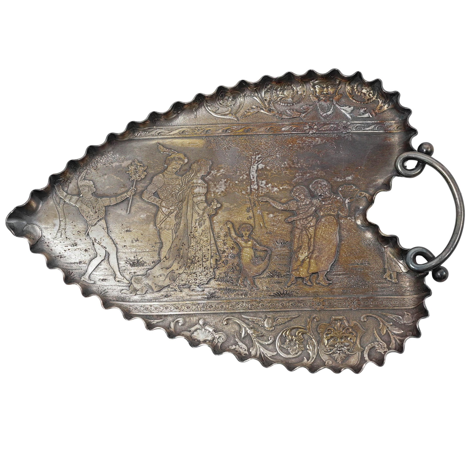 Victorian Reed & Barton Silver Plated Heart Tray (1 of 5)