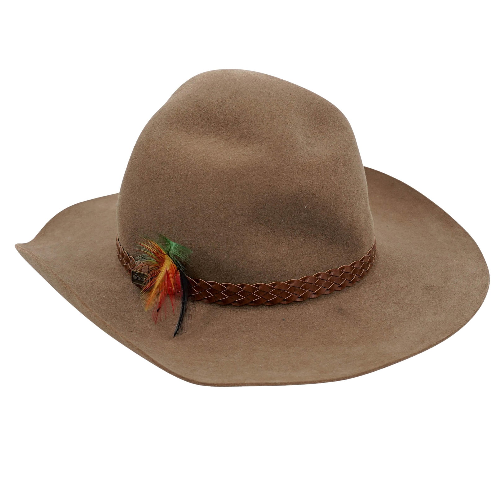 Vintage Akubra "Snowy River" Rabbit Fur Felt Hat (1 of 10)