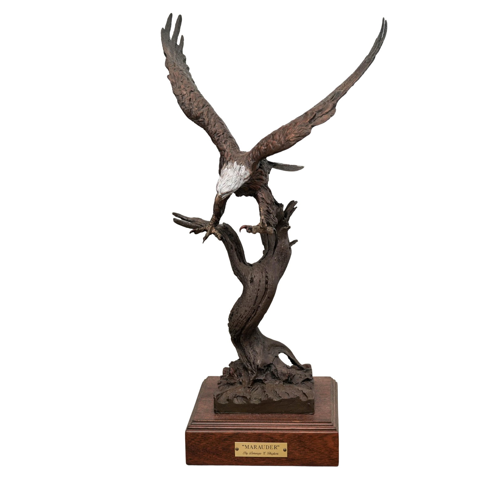 Lorenzo Ghiglieri 'Marauder' Bronze Eagle Sculpture (1 of 10)