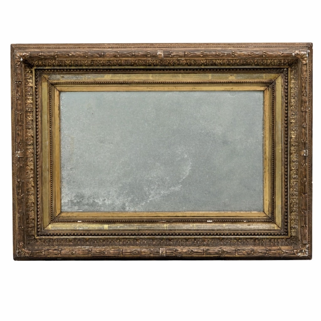 Antique Gilt Wood Framed Mirror (1 of 4)