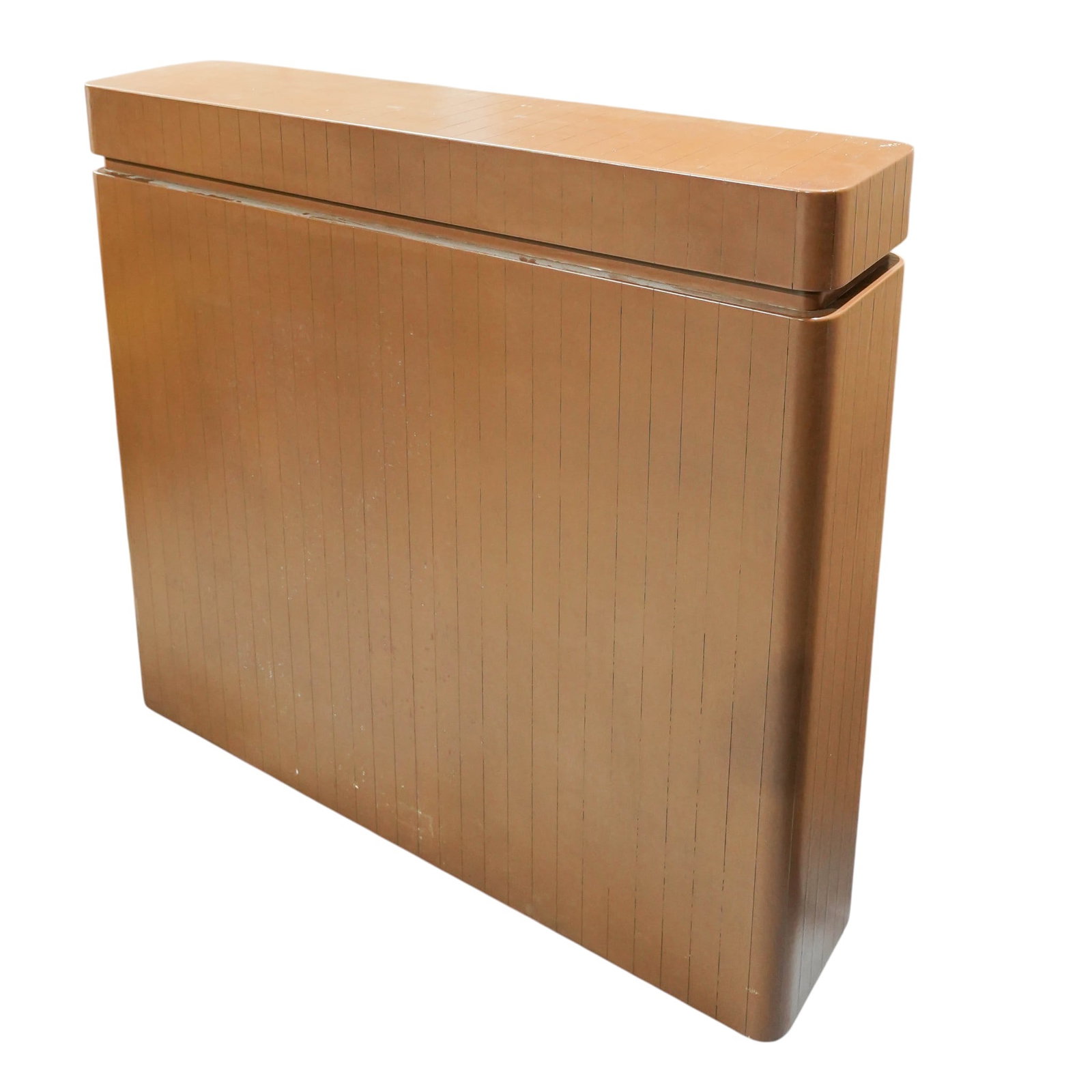 Postmodern Leather Wrapped Console/Bar - 2