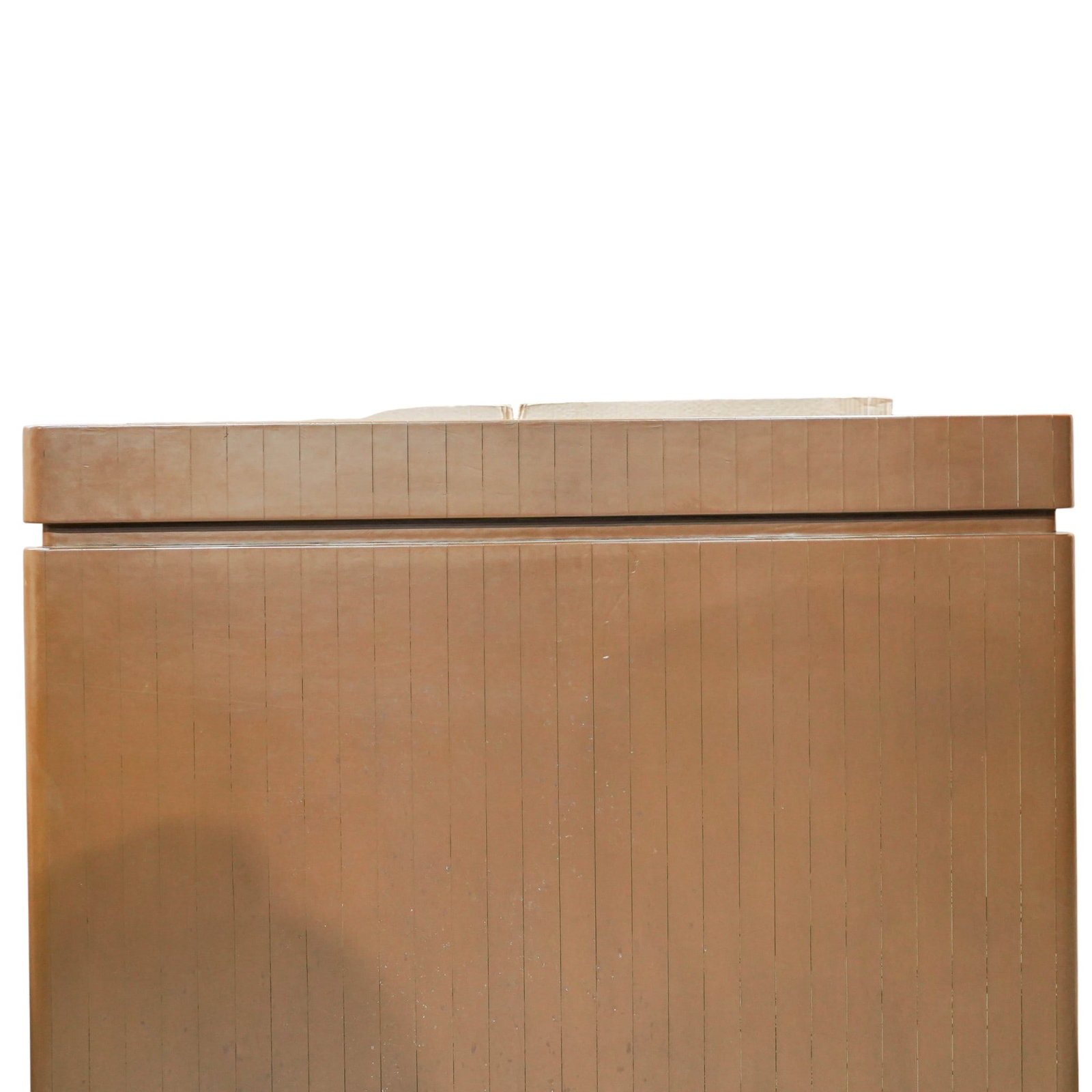 Postmodern Leather Wrapped Console/Bar - 3