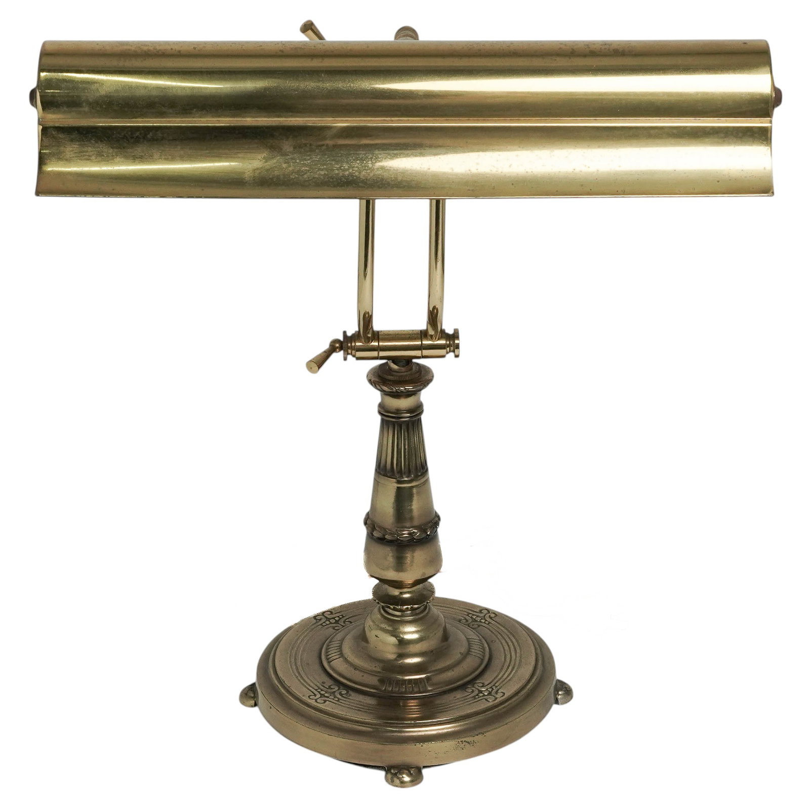 Art Deco Brass Piano Desk Lamp (1 of 9)