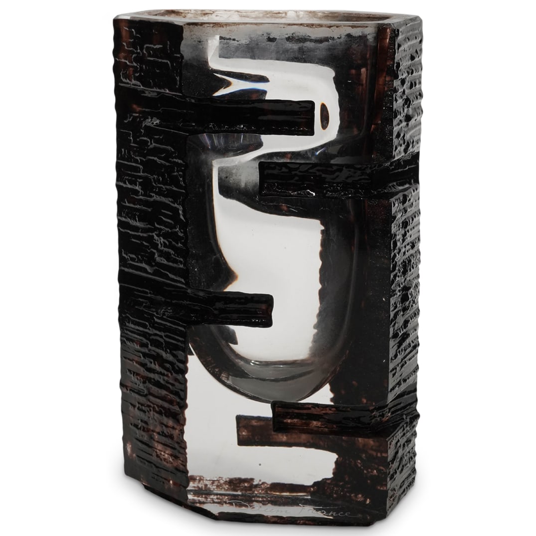 Daum x César Baldaccini (French, 1921-1998) "Argos" Crystal Vase (1 of 8)