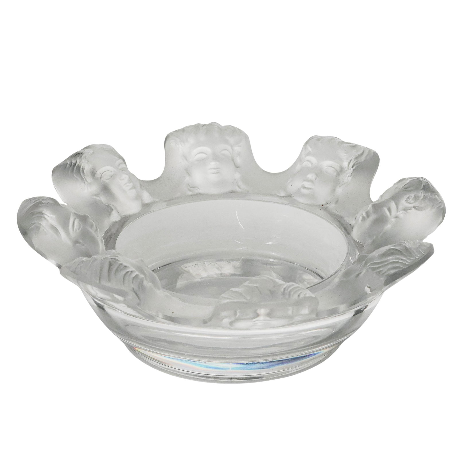 Lalique 'Saint Nicholas' Crystal Ashtray (1 of 5)