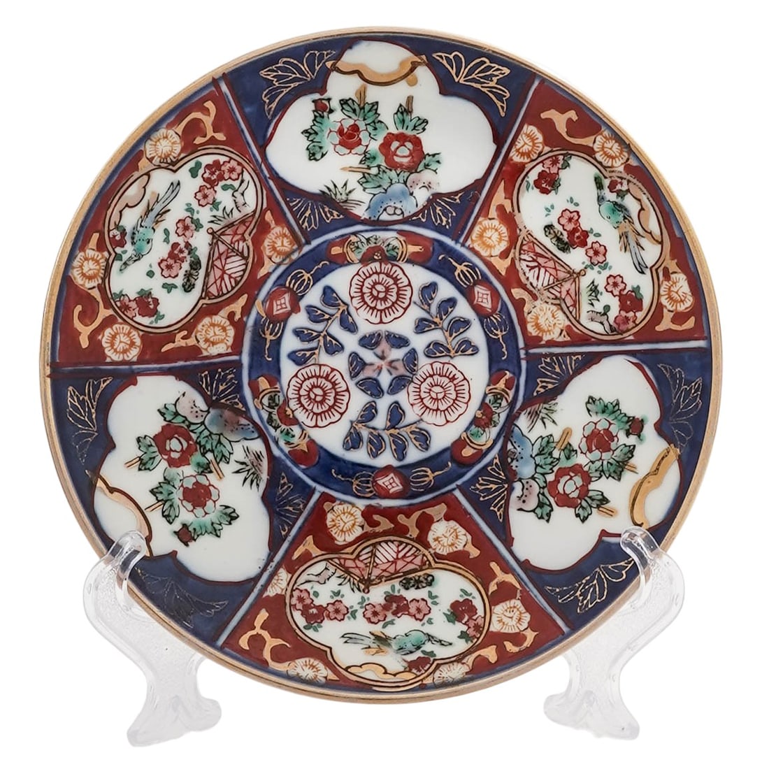 Japanese Imari Porcelain Plate (1 of 7)